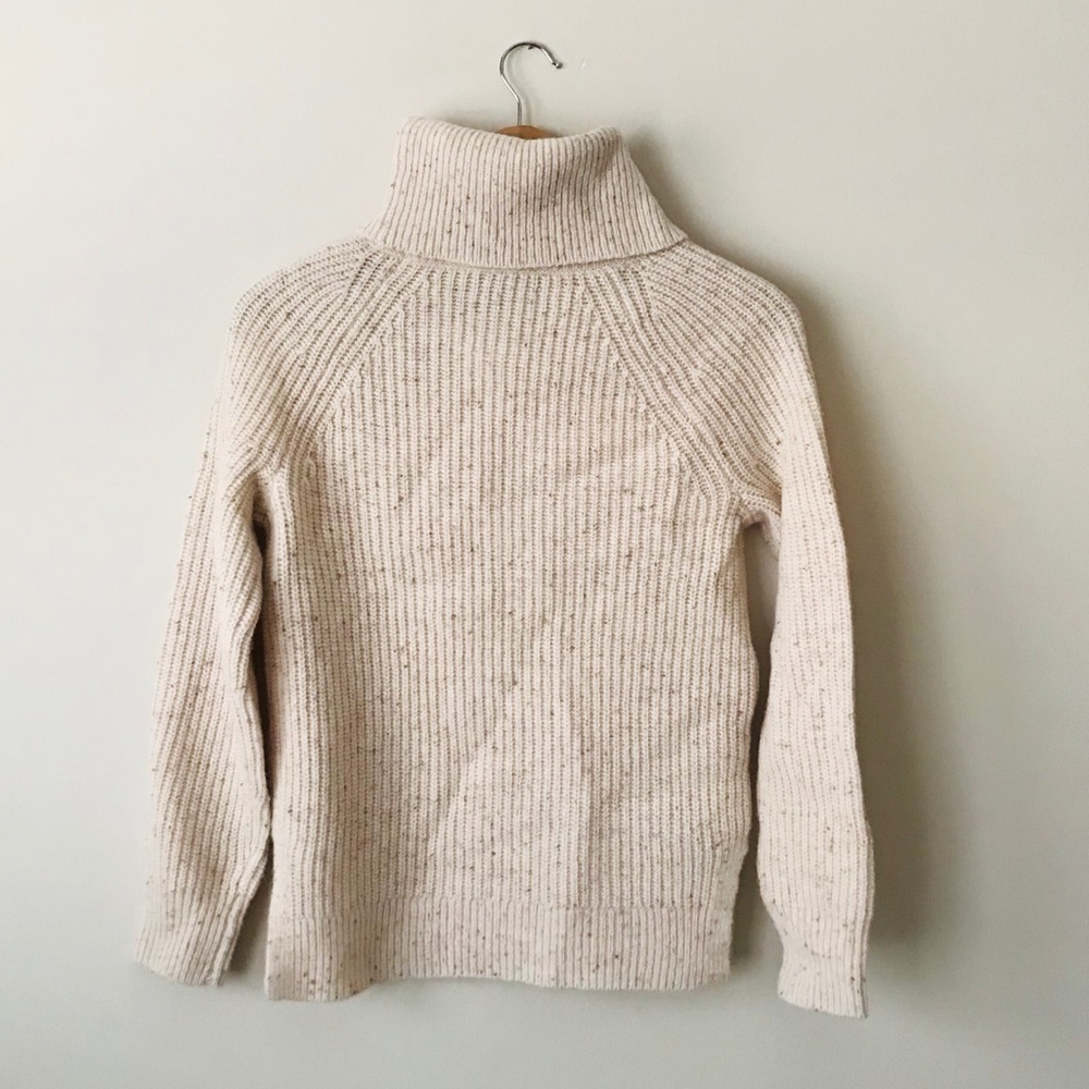 Cream turtleneck
